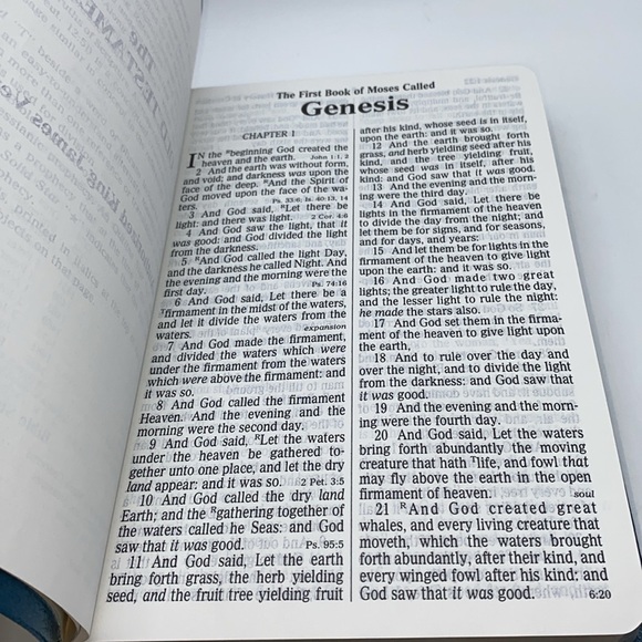 Giant Print Reference Bible with Concordance King James Version Bonded Leather - Picture 9 of 16